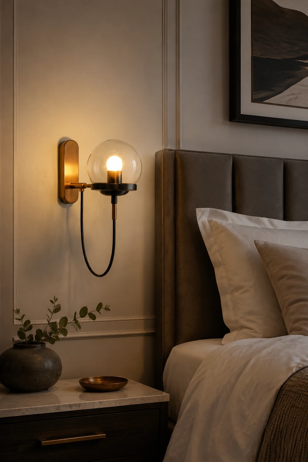 Retro-Metall-LED-Birnen-Wandleuchte - Lumpaz
