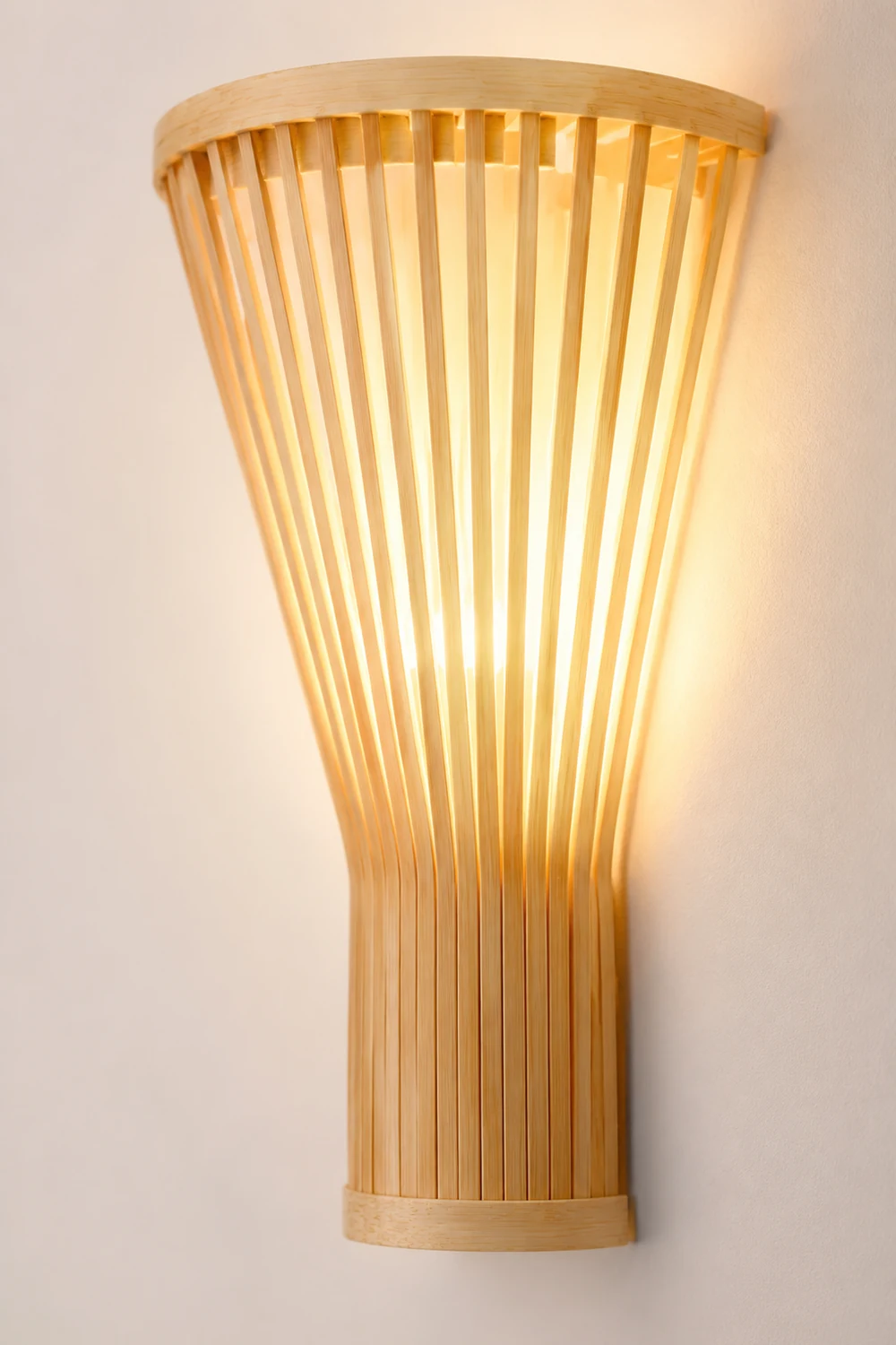 Muto Bamboo Weben Wandleuchte, 2 Stile - Lumpaz