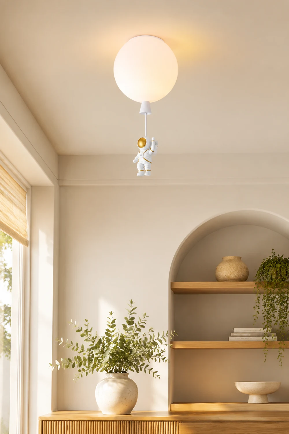 Fateh Astronaut Balloon Flush Mount Deckenleuchte 8 Farben, ∅25/30/35cm - Lumpaz