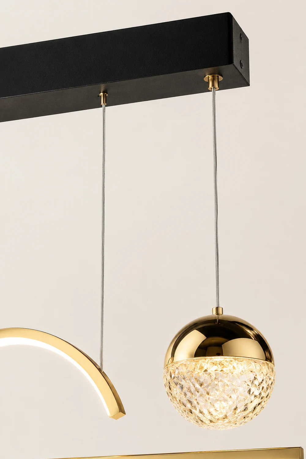 Madina Lineare LED Stern Pendelleuchte für Esszimmer - Lumpaz