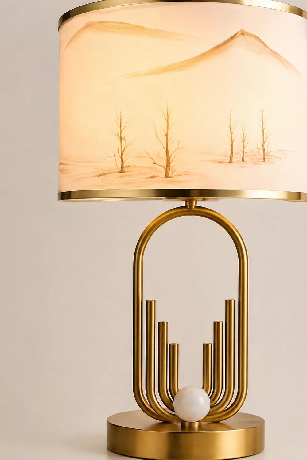 Künstlerische Tischlampe Stehlampe Nachttischlampe für Schlafzimmer - Lumpaz