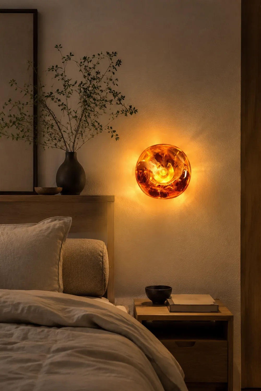 Mirza Wandlampe, 3 Farben, ∅28CM - Lumpaz