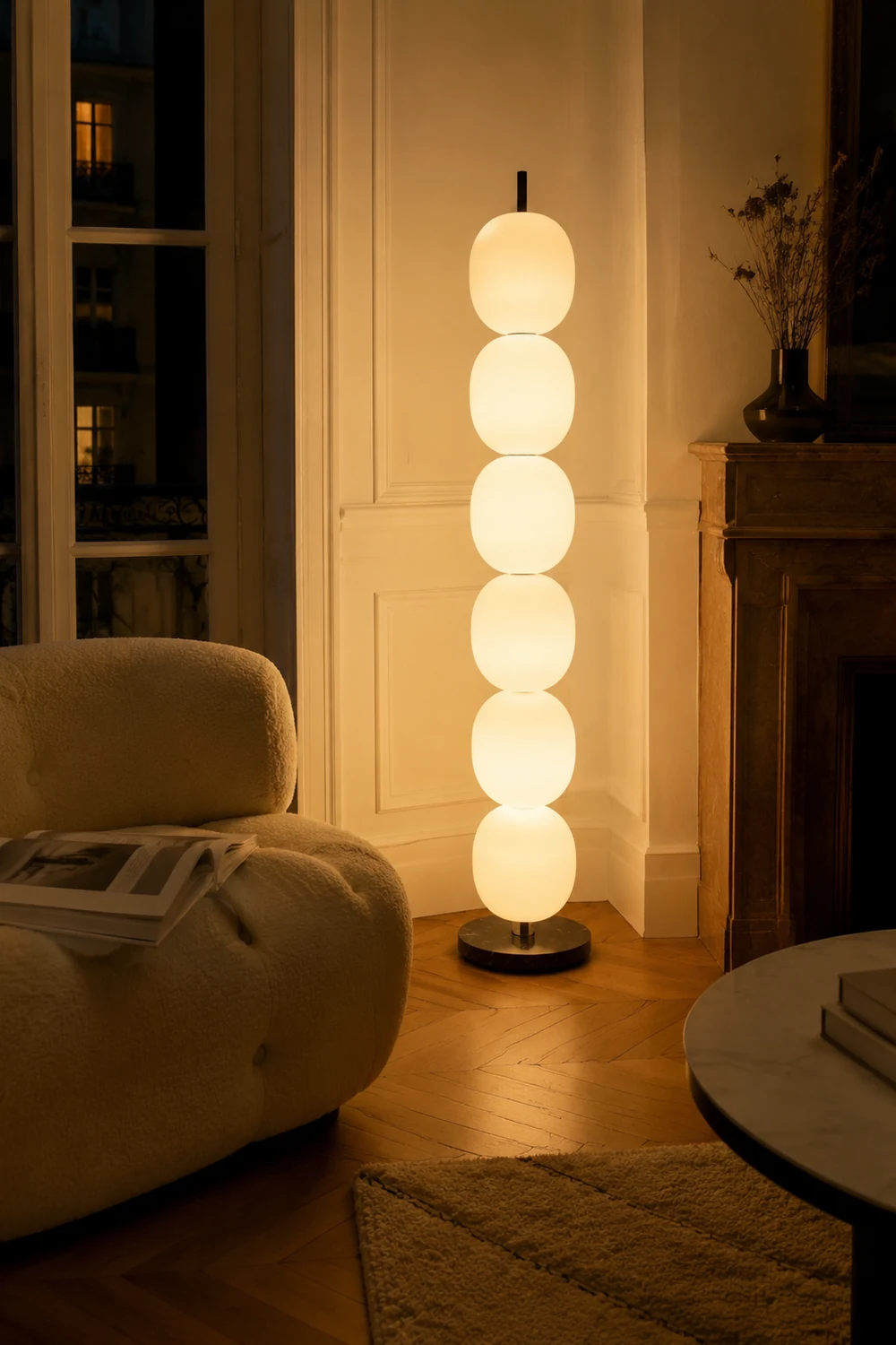 Valentina Floor Lamp, 5 Buds - Lumpaz