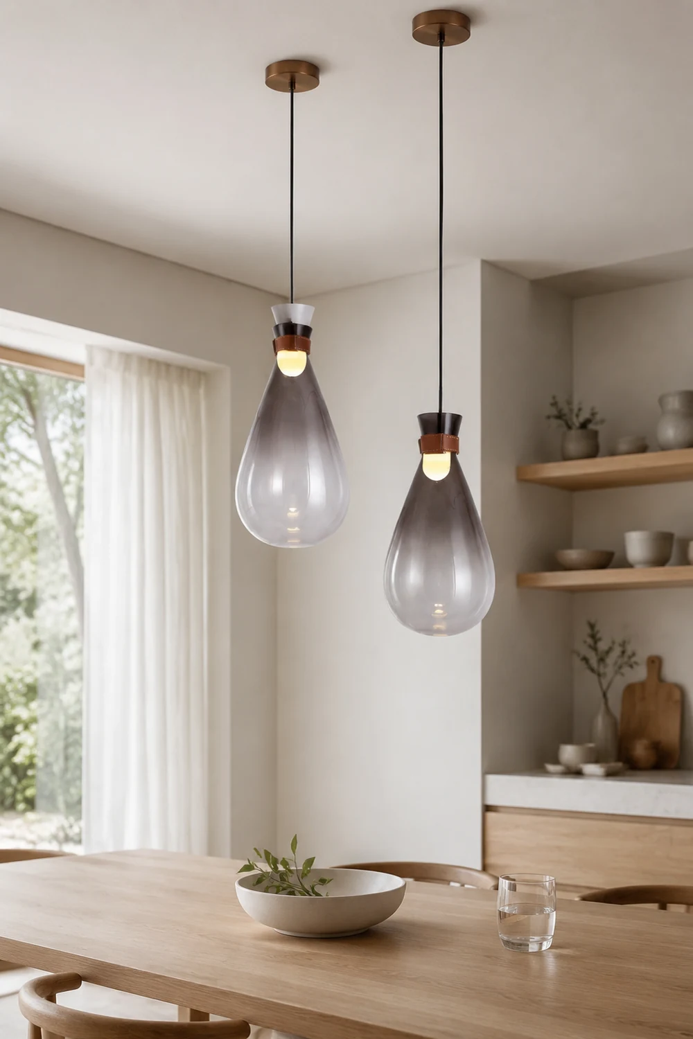 Hailie Pendelleuchte 2 Farbe, S/L - Lumpaz