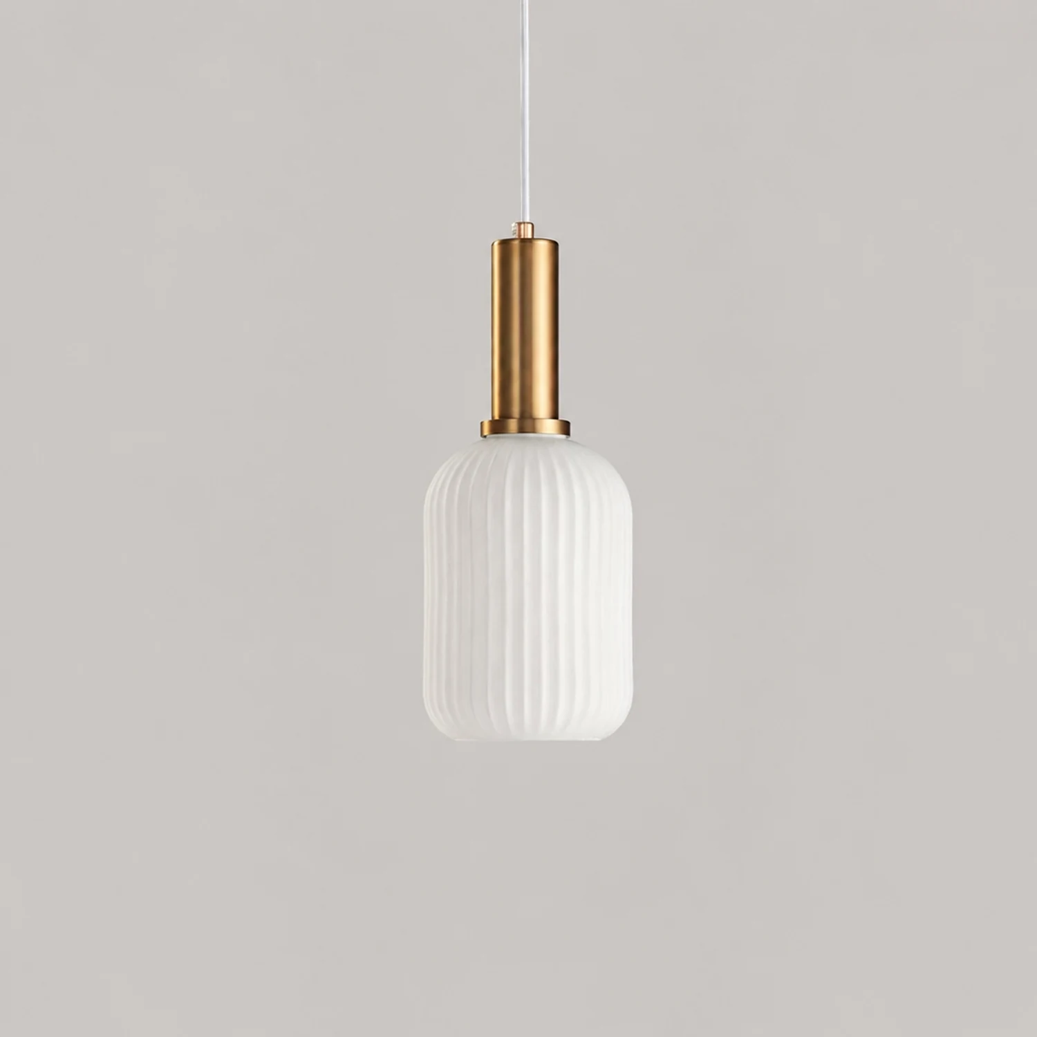 Hailie Glas-Pendelleuchte, 3 Stile, ∅30/20/13CM - Lumpaz