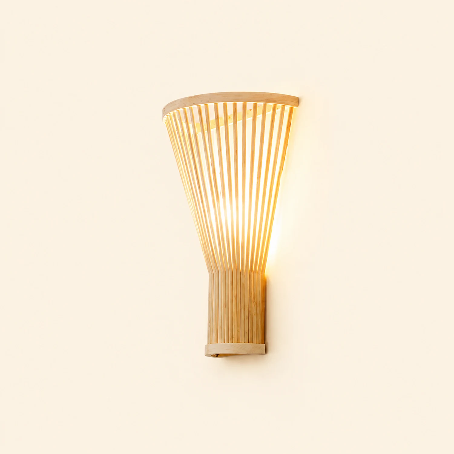 Muto Bamboo Weben Wandleuchte, 2 Stile - Lumpaz