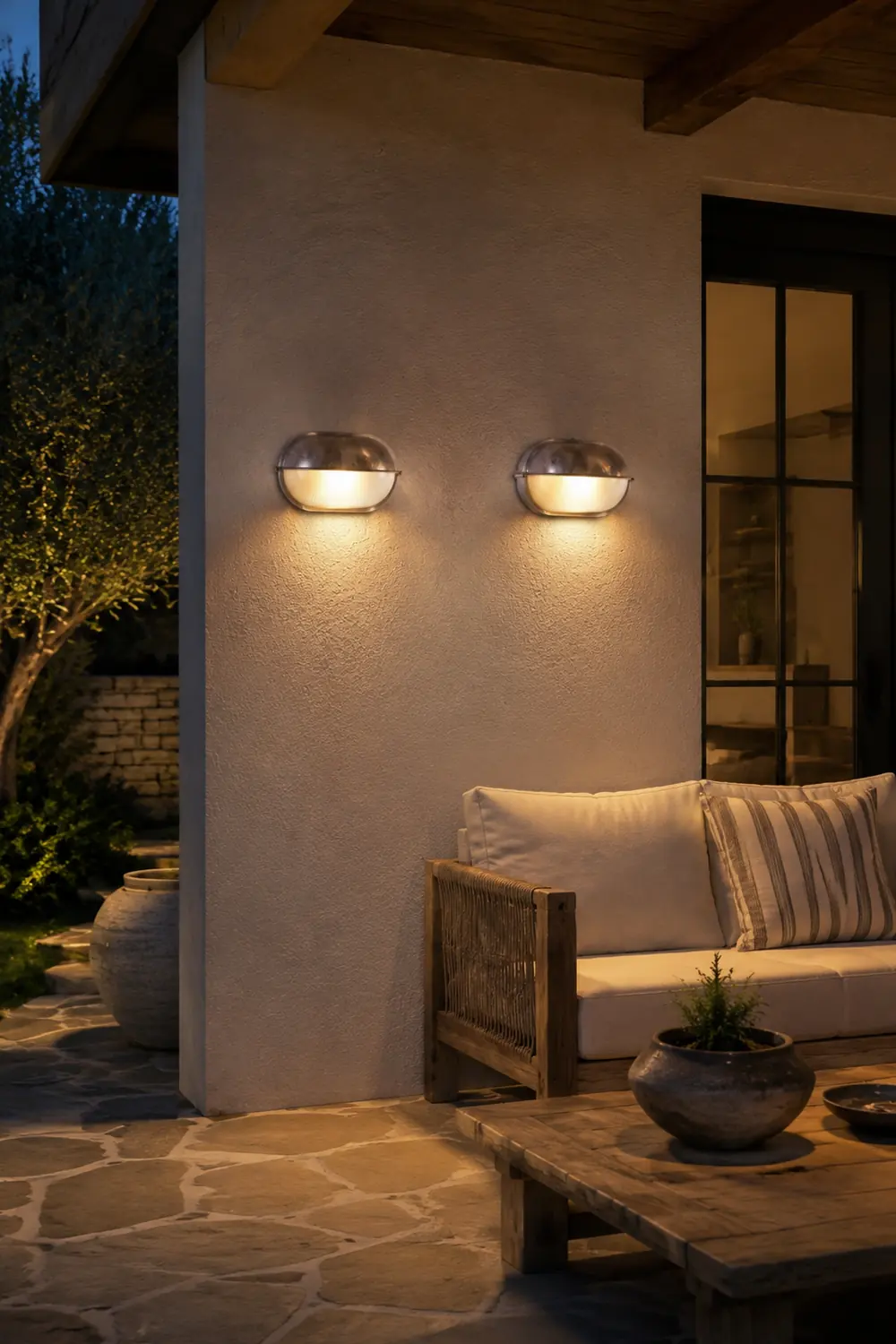 Orr Draußen Wasserdichte Wandlampe, 2 Stile - Lumpaz