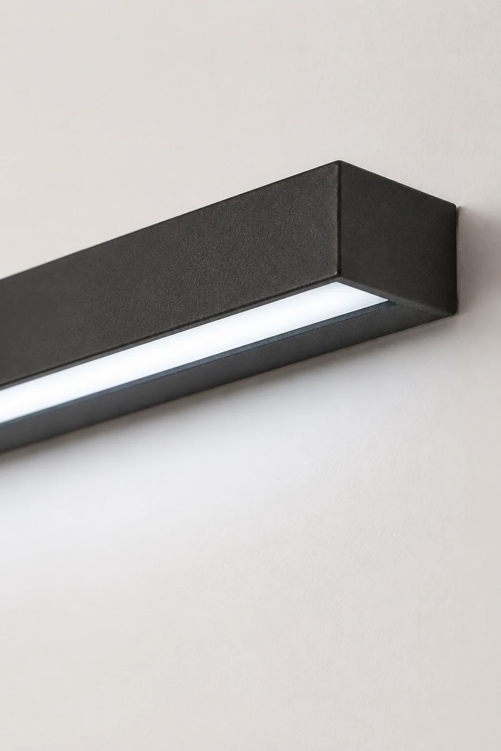Edge Rechteckige Spiegelfront Wandleuchte, Aluminium, L 40/50/60/70CM - Lumpaz