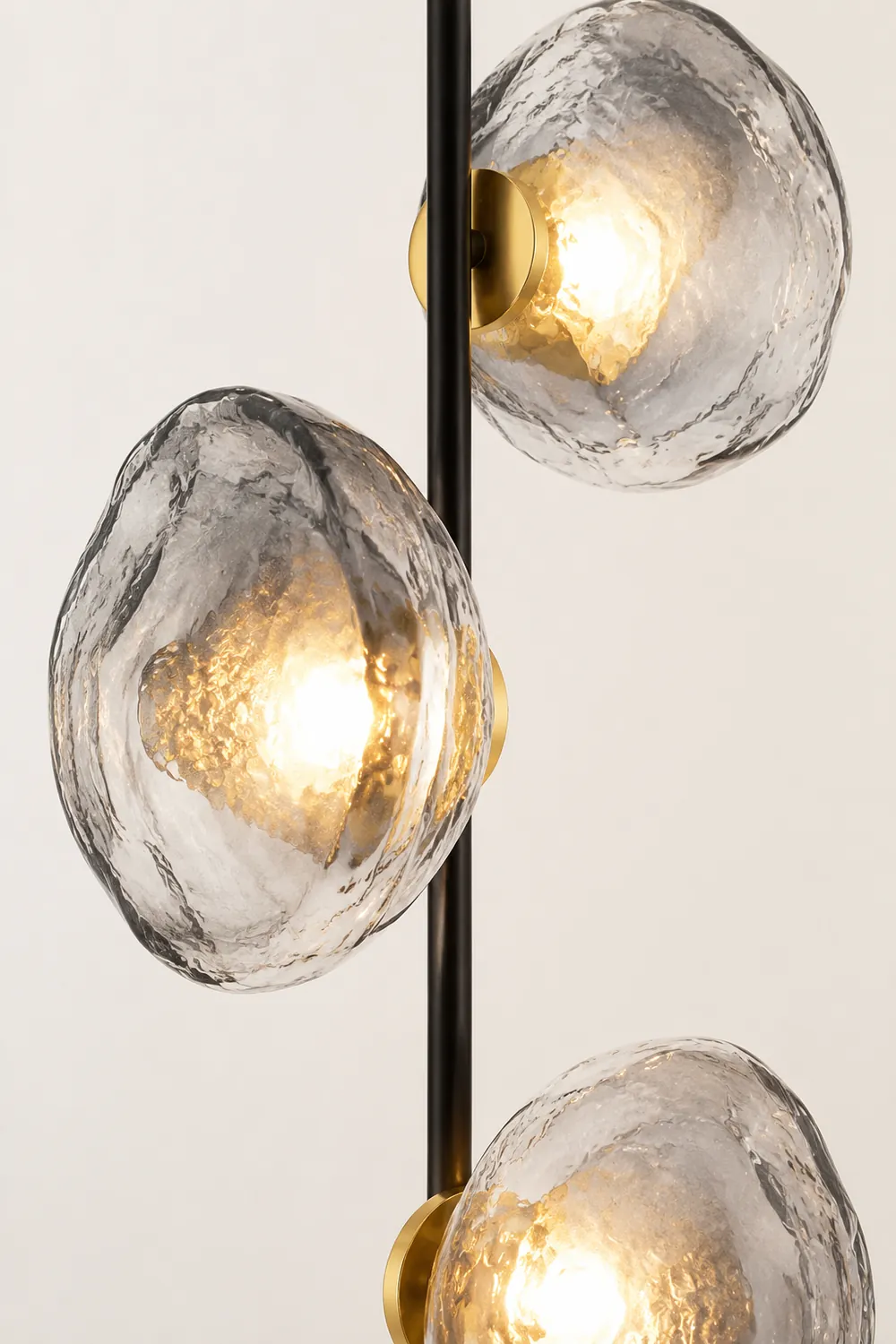 Byers Stehleuchte, 3/6 -flammig, Metall und Glas - Lumpaz