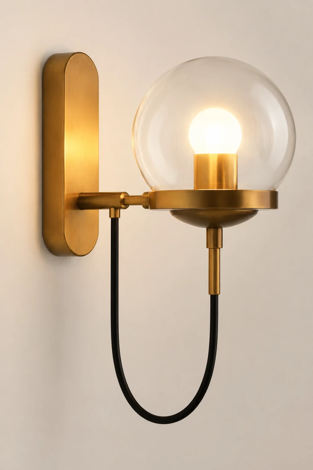 Retro-Metall-LED-Birnen-Wandleuchte - Lumpaz