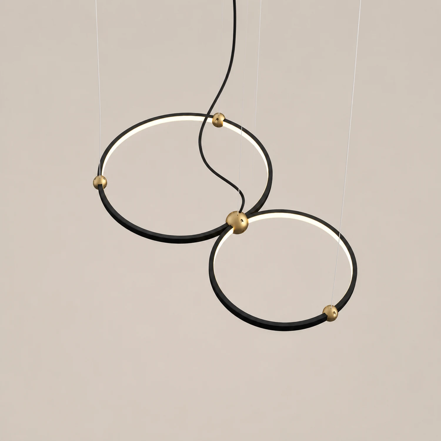 Arisha Pendelleuchte, 2/3 Ring - Lumpaz