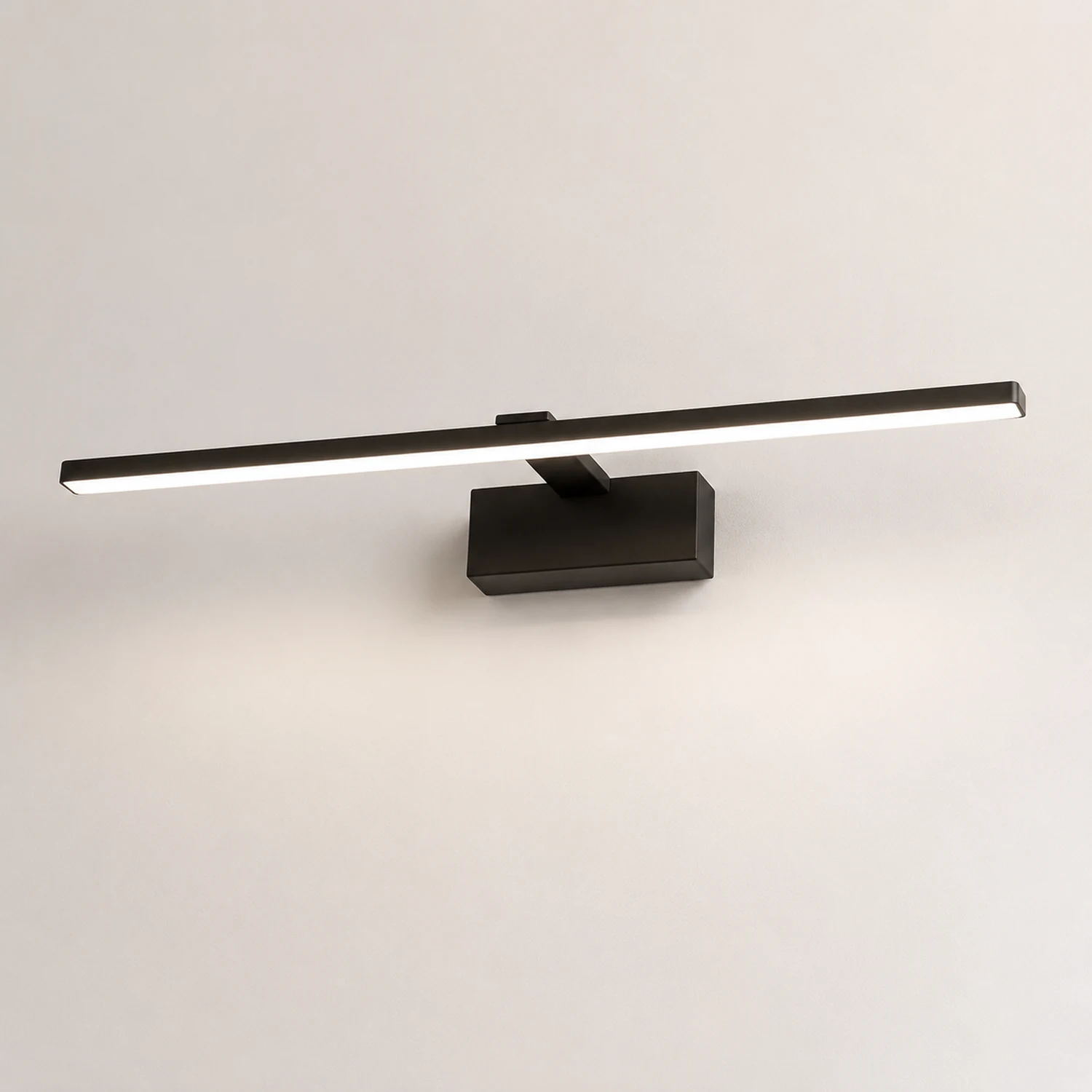 Edge Lineare Spiegelfront Waschtisch-Wandleuchte, L 39/49/59/69CM - Lumpaz