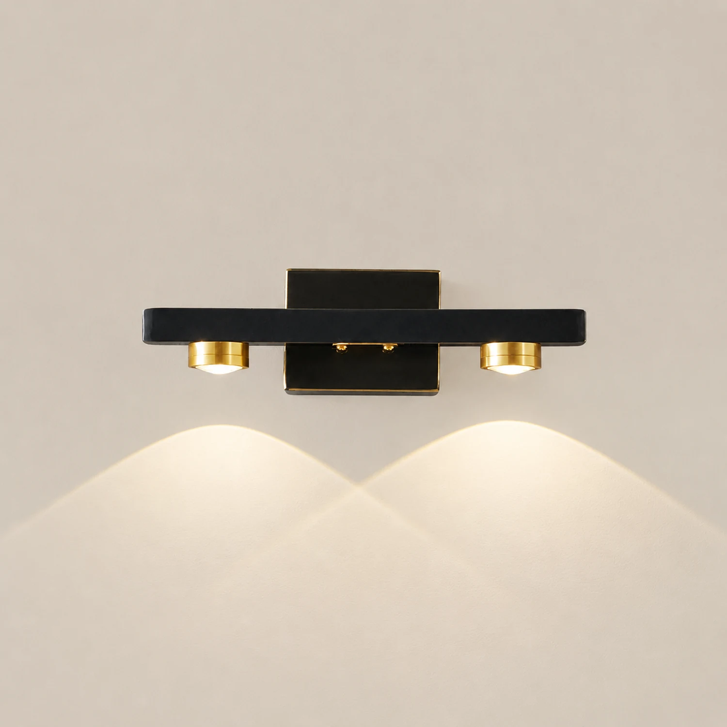 Freja Wandlampe Spiegelfront 2 Farbe & Stil, 2/3/4/6/8 Kopf - Lumpaz