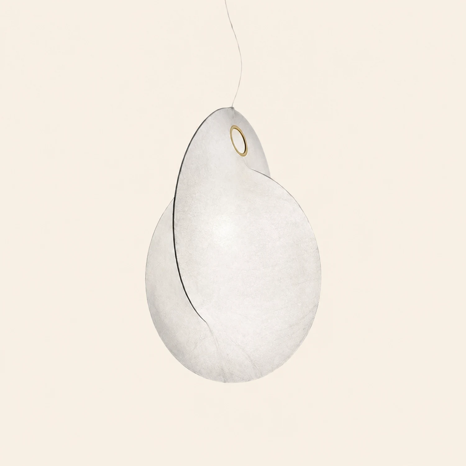 Renée Pendelleuchte,Kunstseide, ∅50CM - Lumpaz
