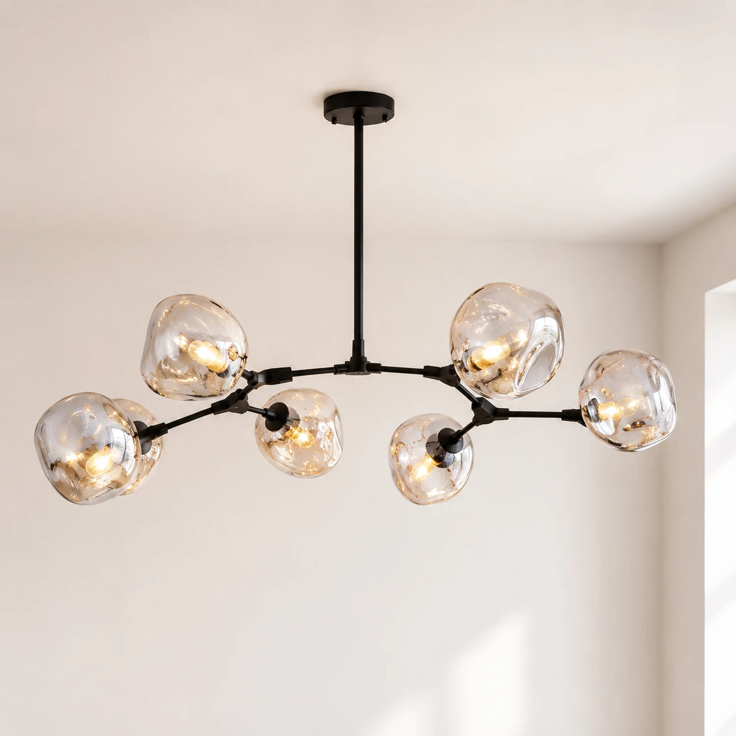 Mirza Drei Pendelleuchte 3 Farbe, 3/6/8 -flammig - Lumpaz
