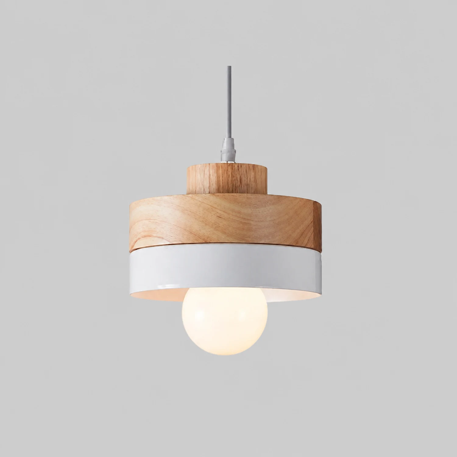Morandi Pendelleuchte 2 Farbe&Stil, Metall&Holz - Lumpaz