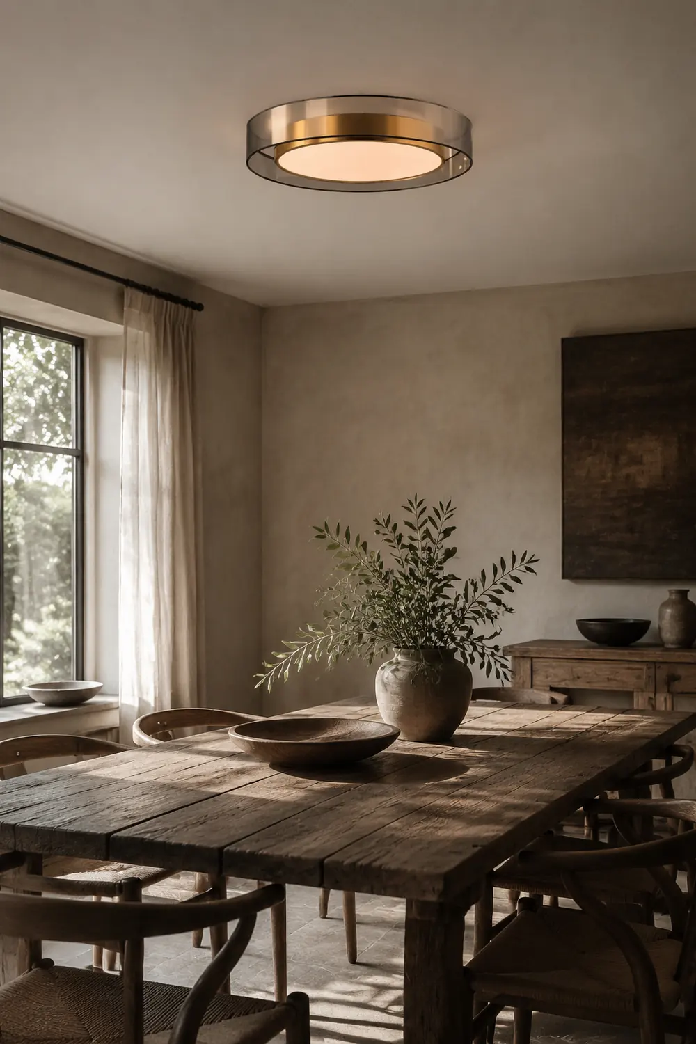 Quinn Deckenleuchte Farbe Temperatur Schaltbar, Kupfer, ∅40/50/60cm - Lumpaz