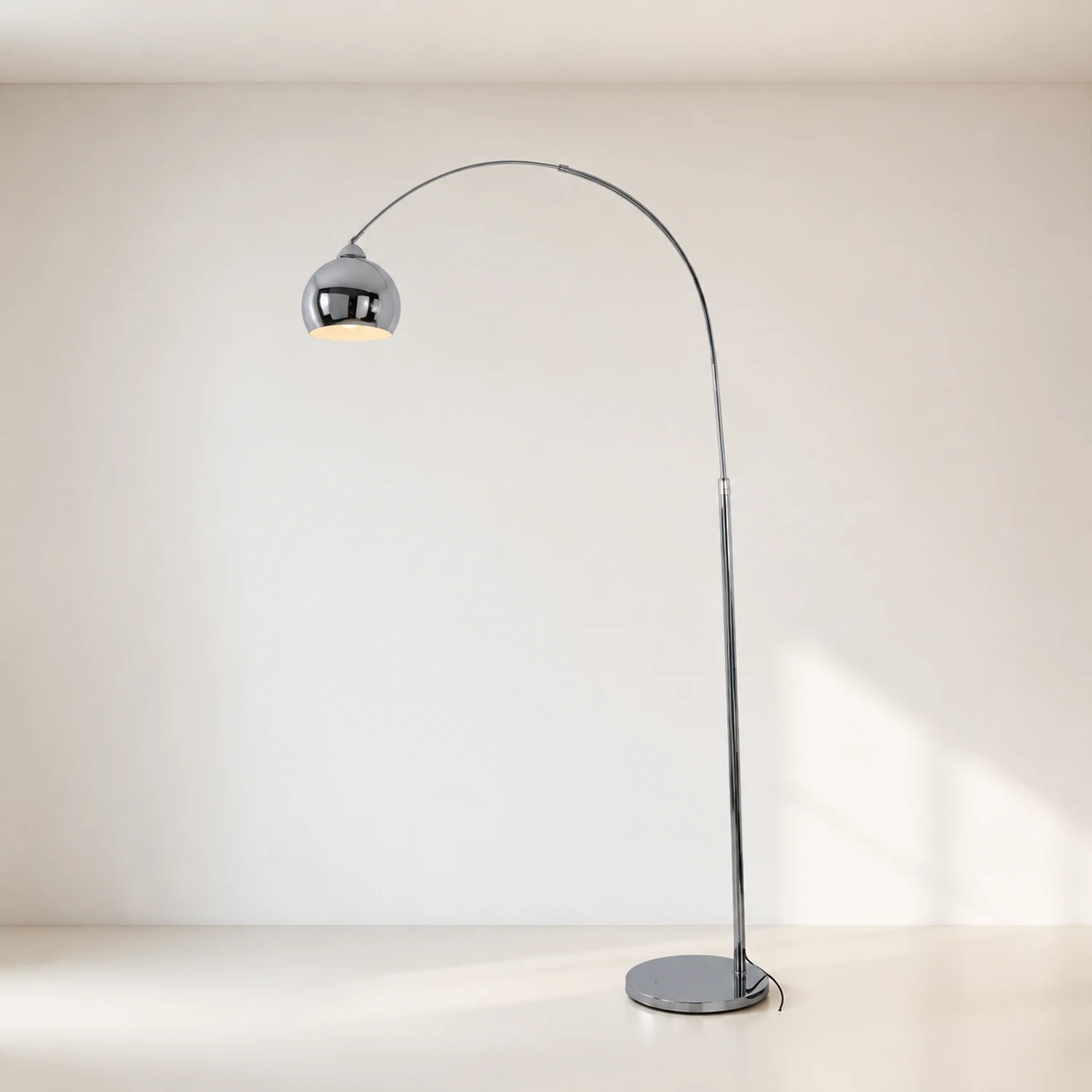 Salgado Angelrute Dimmbare Stehlampe, Chrom - Lumpaz