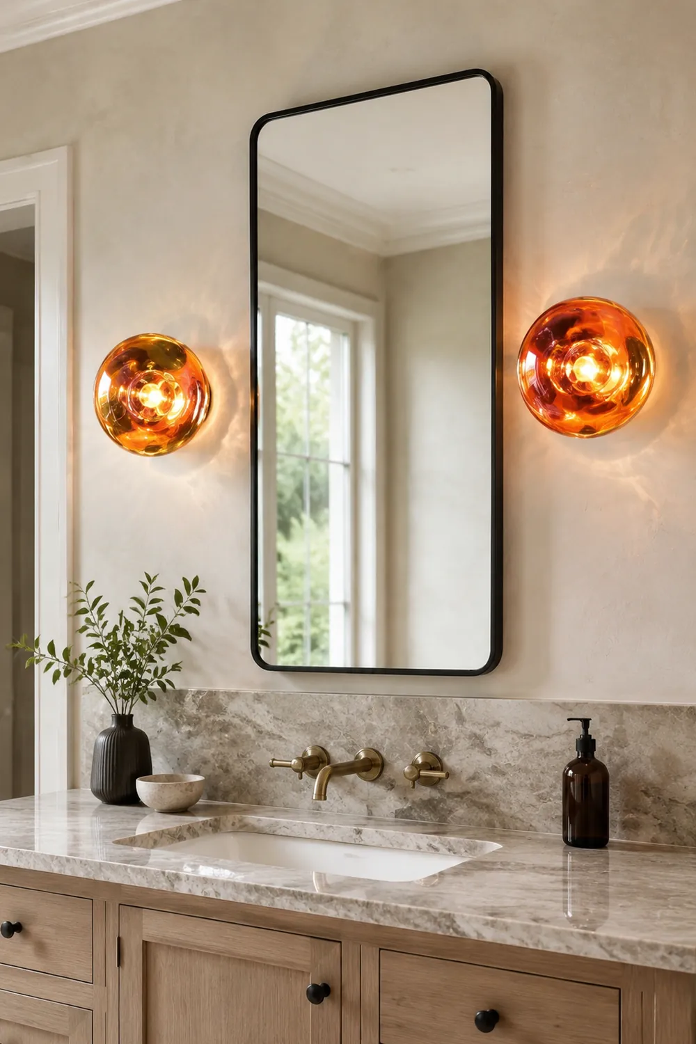 Mirza Wandlampe, 3 Farben, ∅28CM - Lumpaz