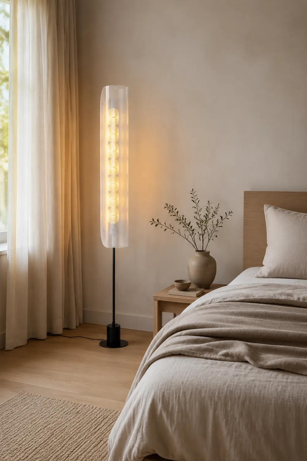 Salgado Stehleuchte, Metall & PVC - Lumpaz