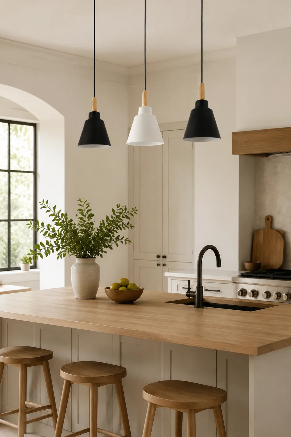 Nordic Modern Aluminium / Holz Pendelleuchten - Lumpaz