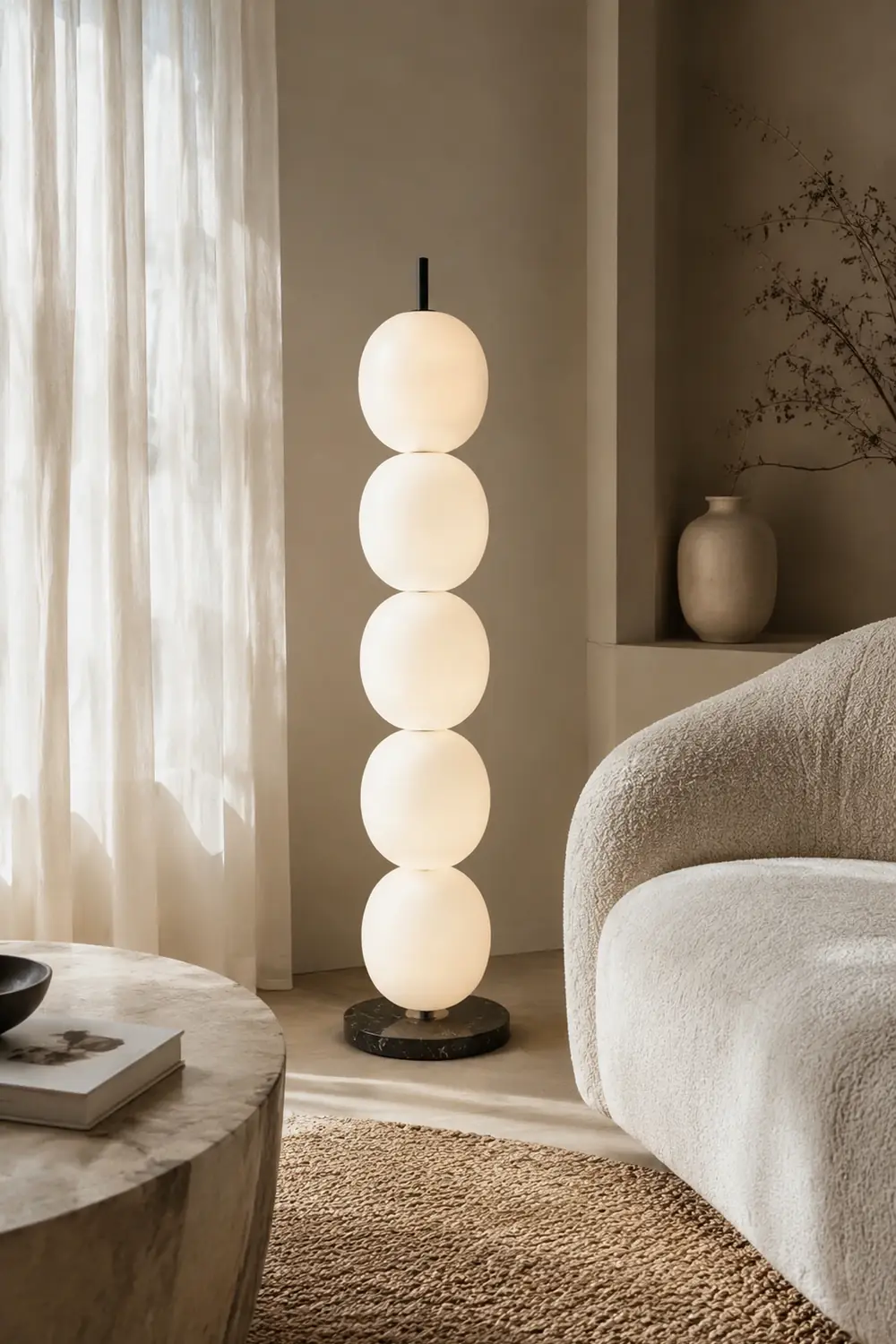 Valentina Floor Lamp, 5 Buds - Lumpaz