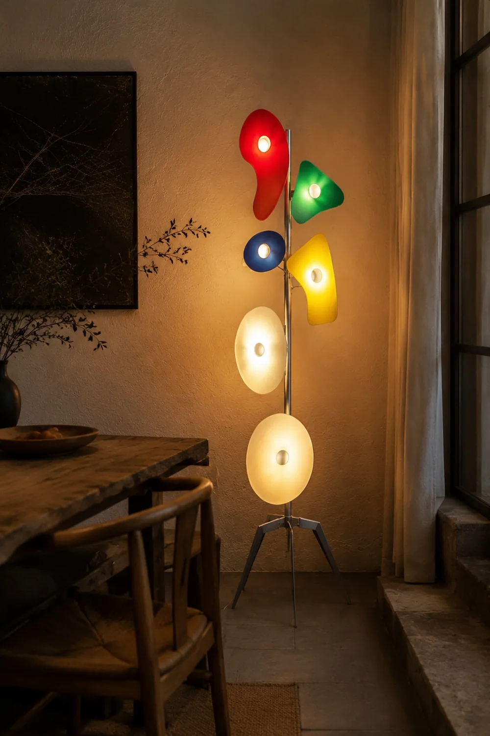 Morandi Bunte Stehlampe, ABS & Metall - Lumpaz