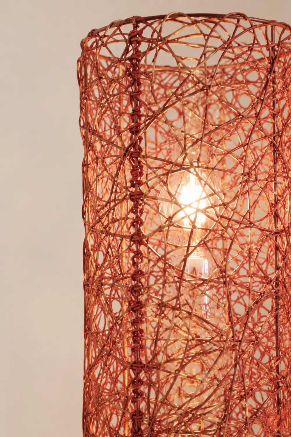 Ritta Blüten Verzweigung Stehleuchte, Rattan, 3 Stile - Lumpaz