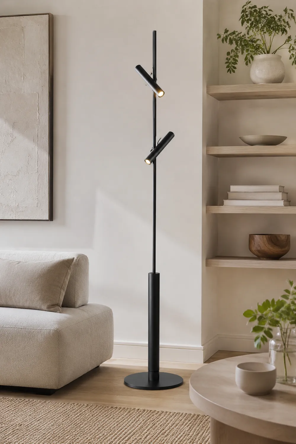 Freja Stehleuchte, 1/2-flammig, 3 Farben 150CM Lang/170CM Lang - Lumpaz