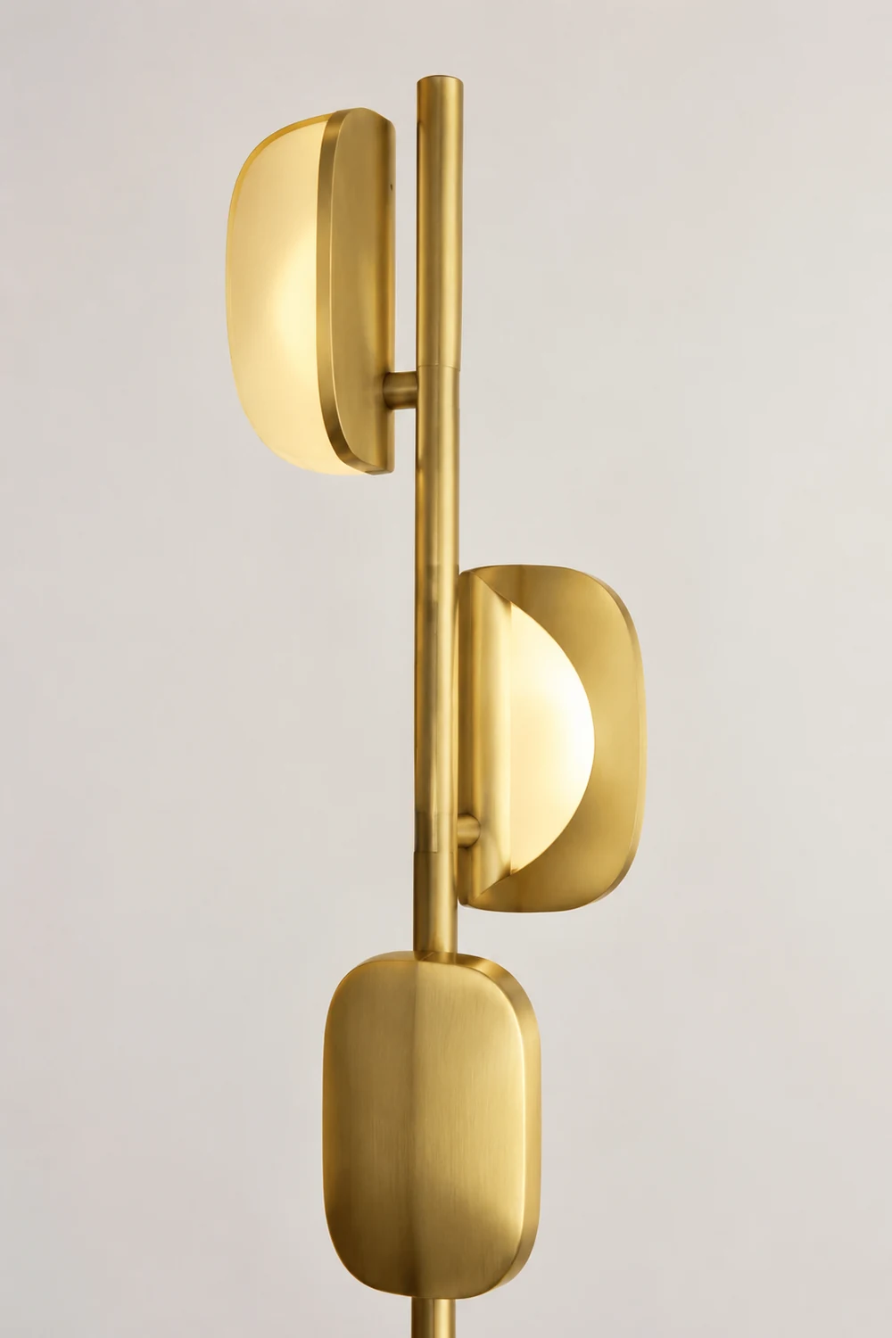 Salgado Geometrische Stehlampe, Metall, 3-flammig, 175CM Lang - Lumpaz