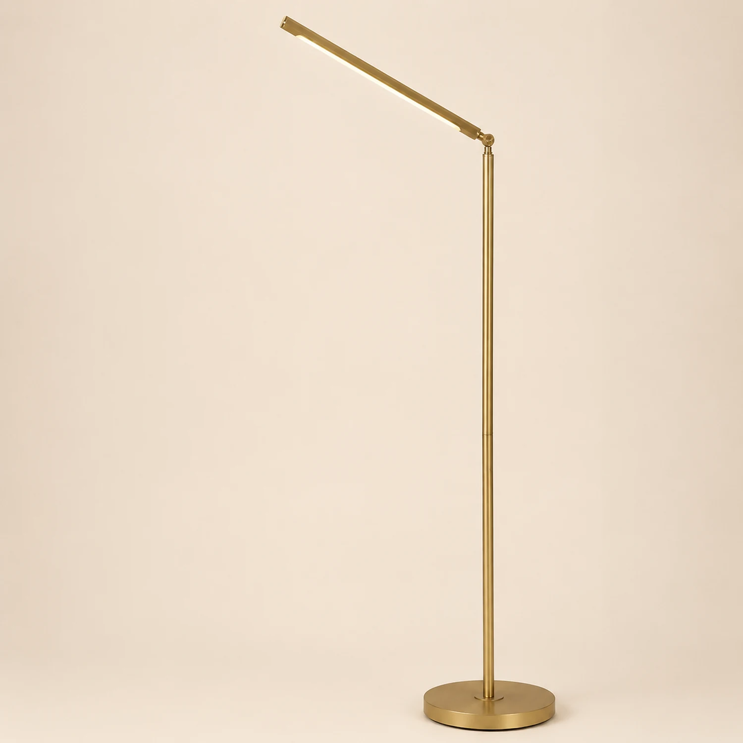 Edge Lineare Verstellbare Stehleuchte, Messing 119CM Lang - Lumpaz