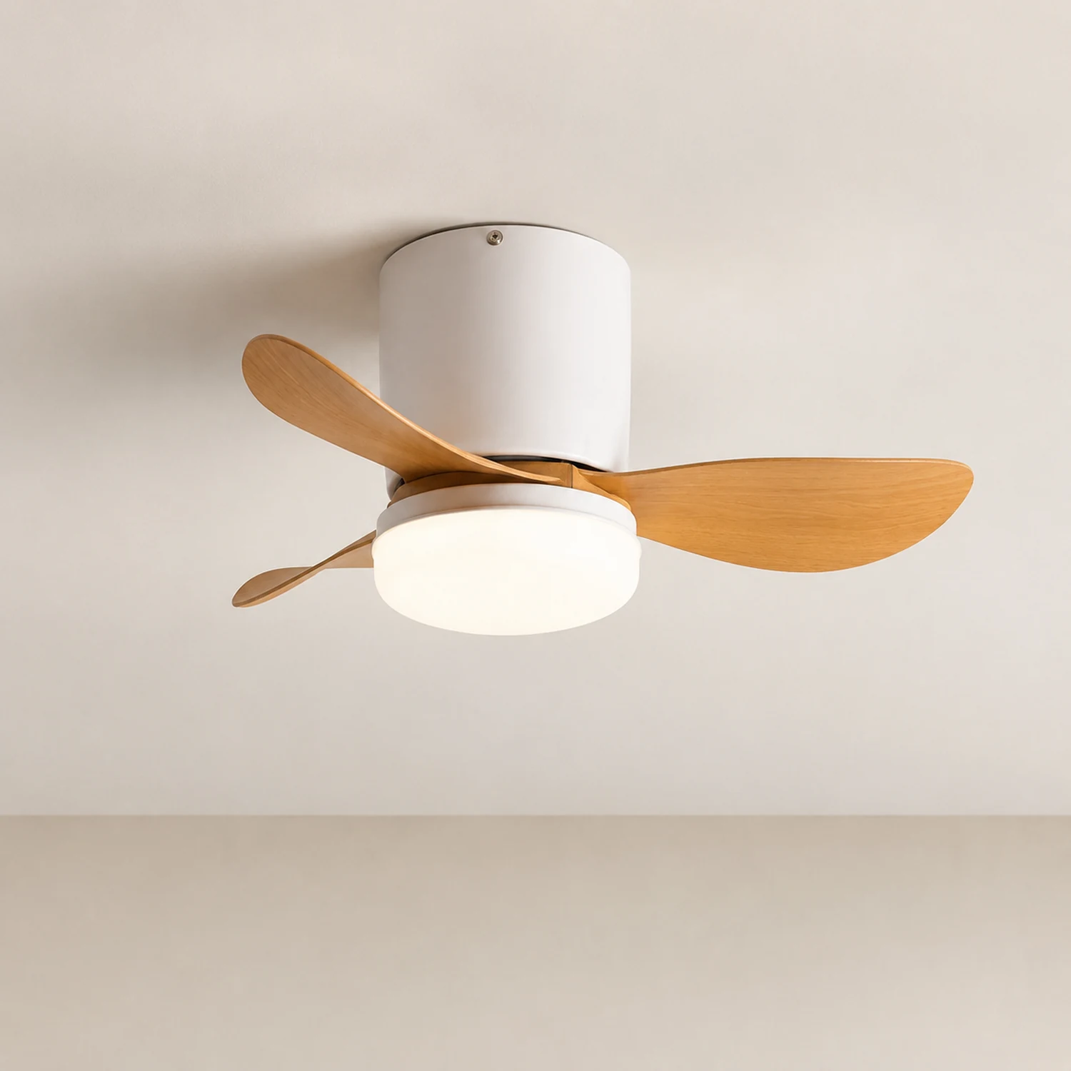 Walters 3-Blatt-Deckenventilator mit Beleuchtung, 3 Farbe, ∅60CM - Lumpaz