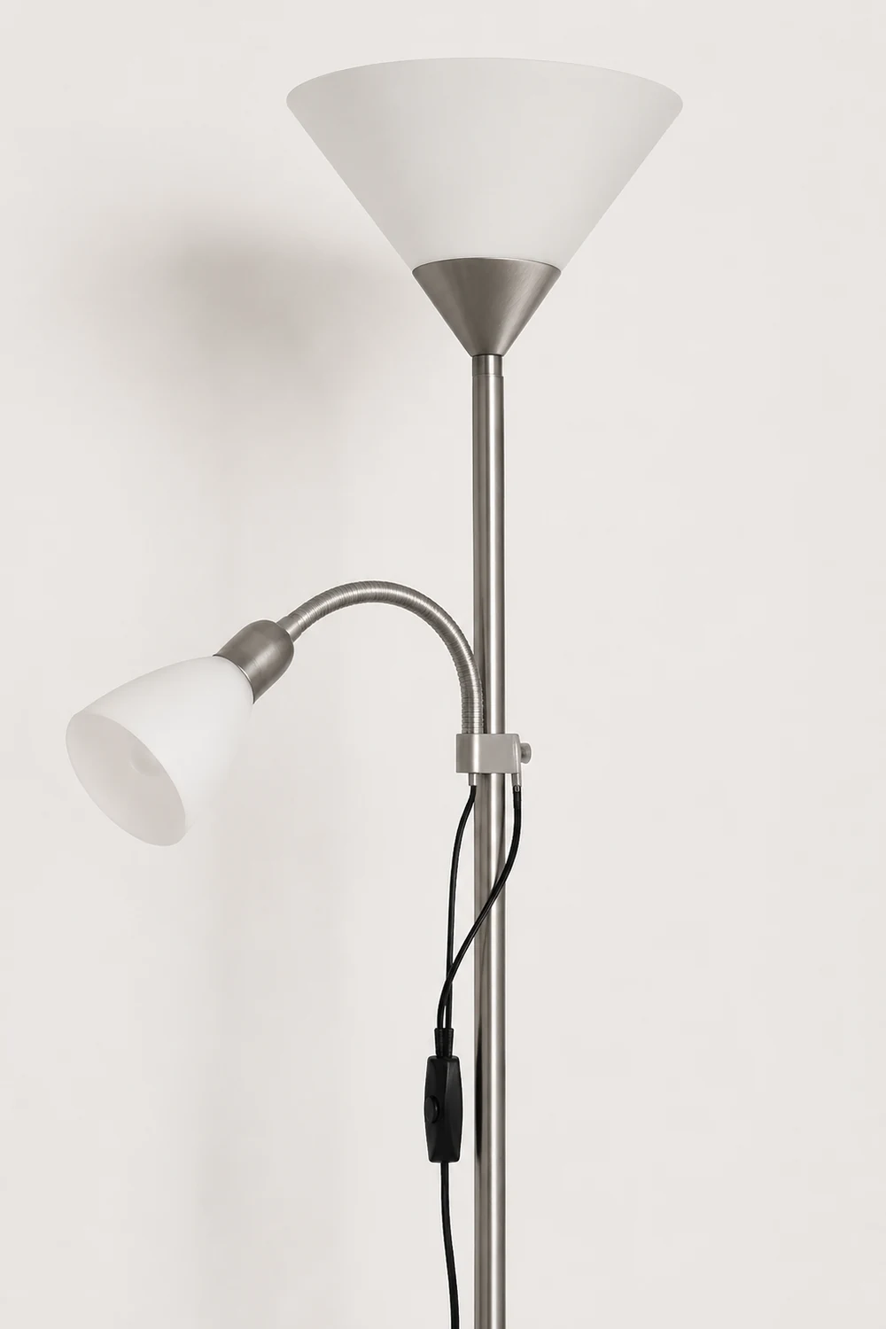Eryn Stehleuchte, Metall, 2-flammig, 178CM Lang - Lumpaz