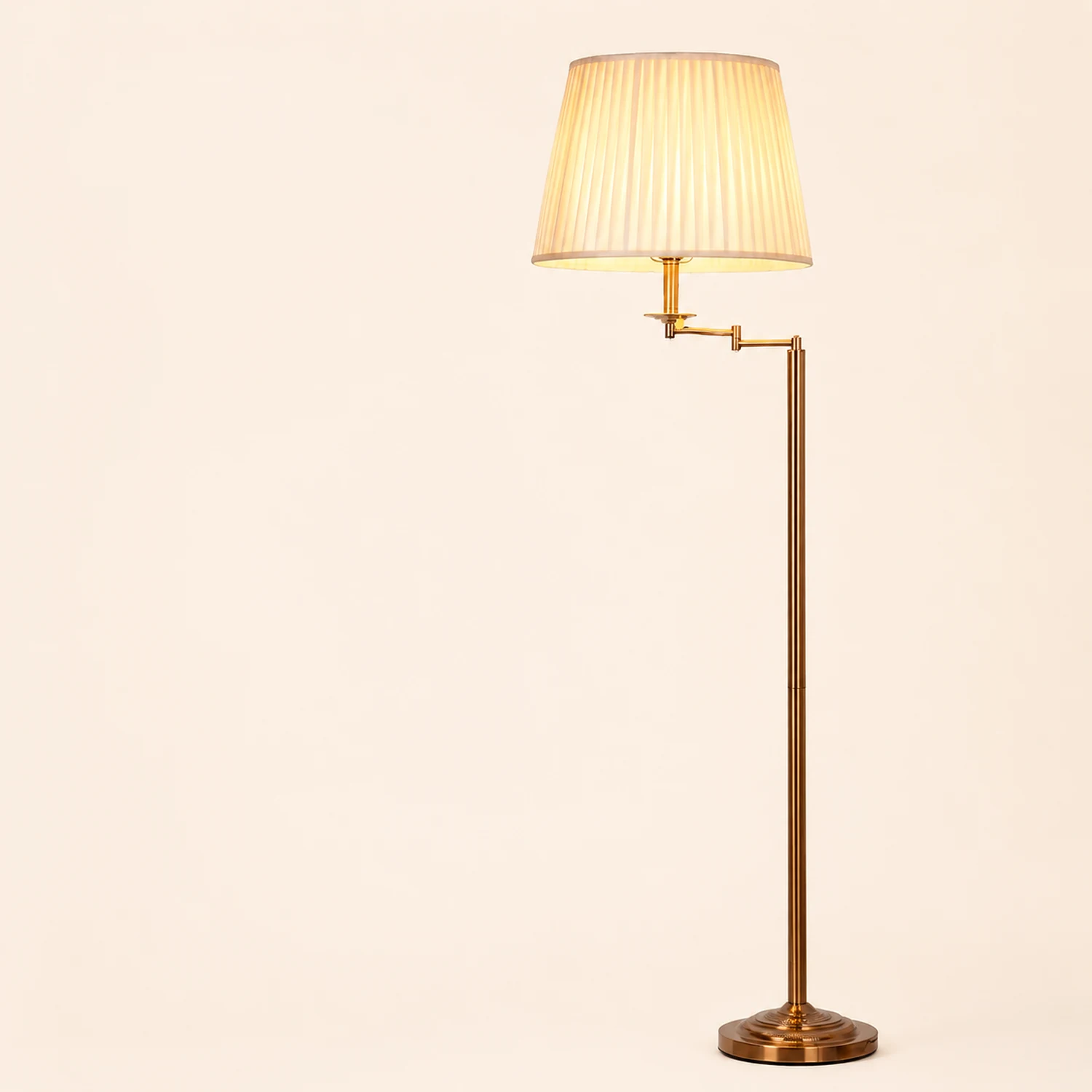 Eryn Trommel Form Stehleuchte, Metall & Stoff, 155CM Lang - Lumpaz