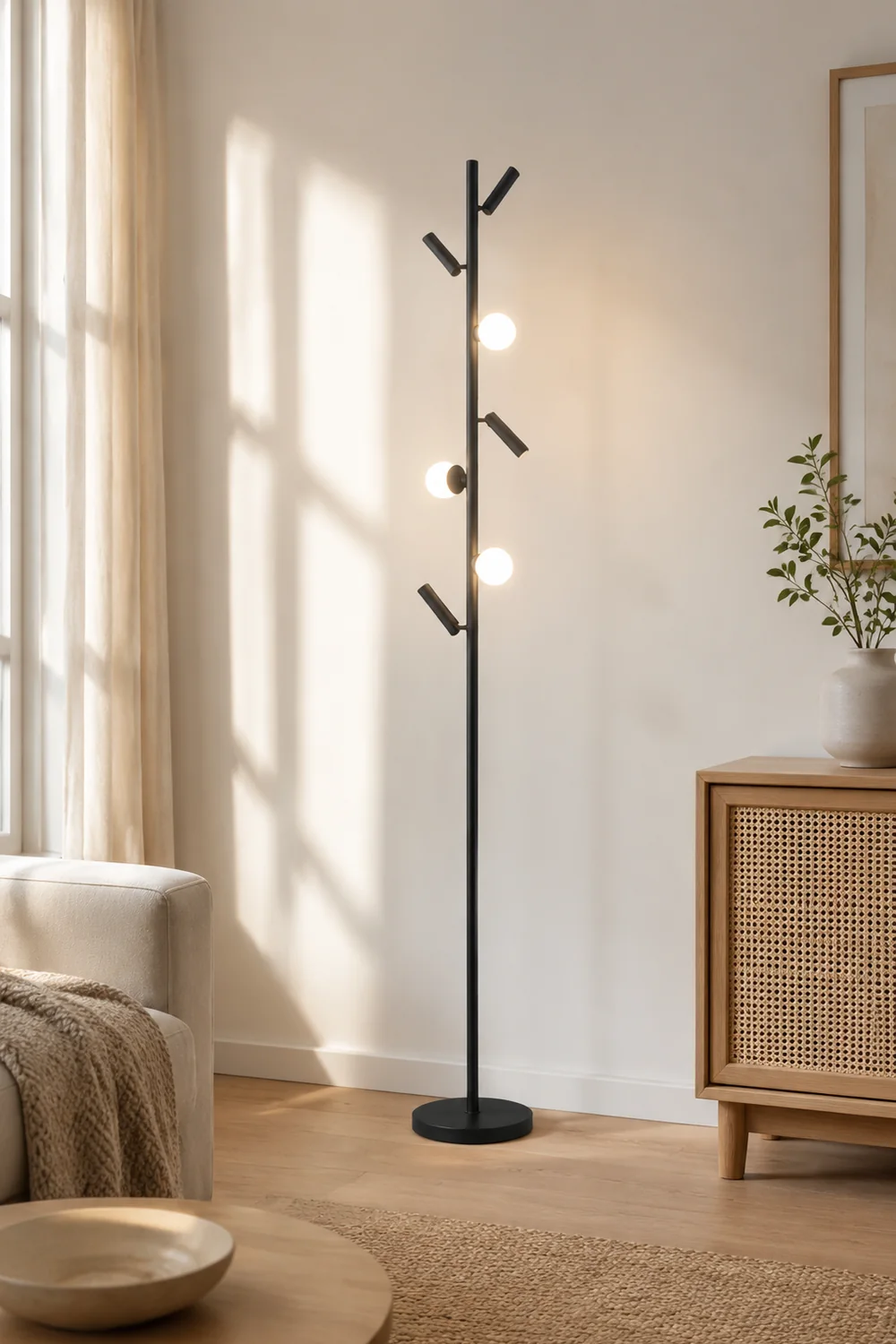 Cooley Stehleuchte, 4/6-flammig, 157CM Lang - Lumpaz