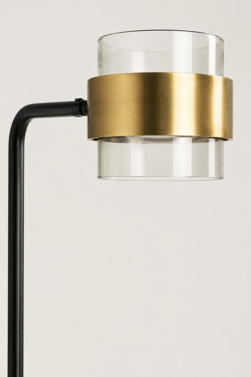 Salgado Schwarze Stehlampe, Metall, 2-flammig, 170CM Lang - Lumpaz