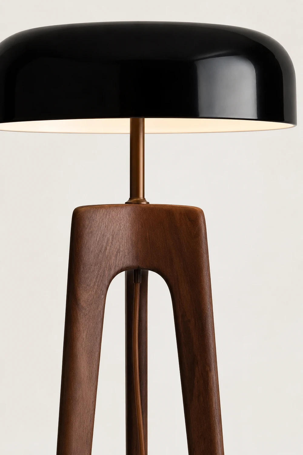 Ozawa Modern Stativ Stehleuchte, Holz & Metall, 2 Farben, 155CM Lang - Lumpaz