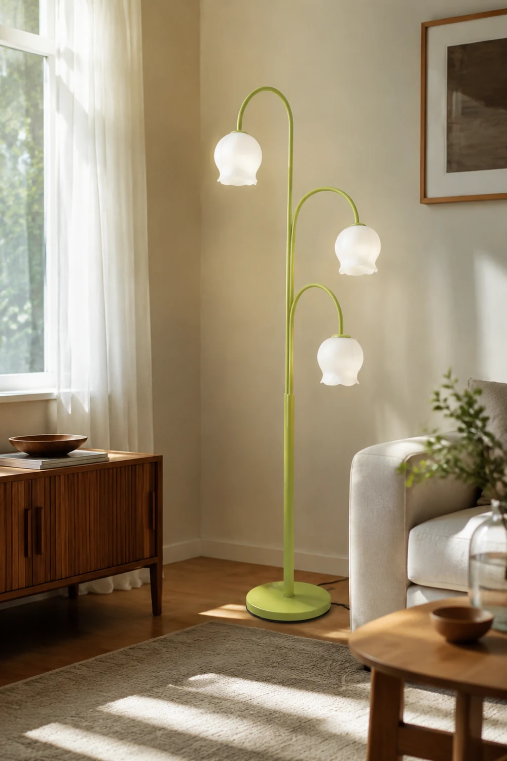 Lily Stehlampe, Metall, 150CM Lang - Lumpaz