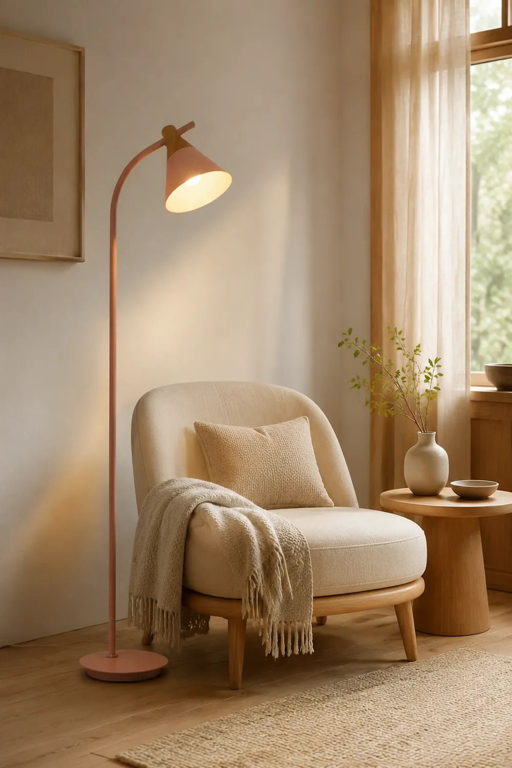 Morandi Stehleuchte, Metall, 3 Farben, 150CM Lang - Lumpaz