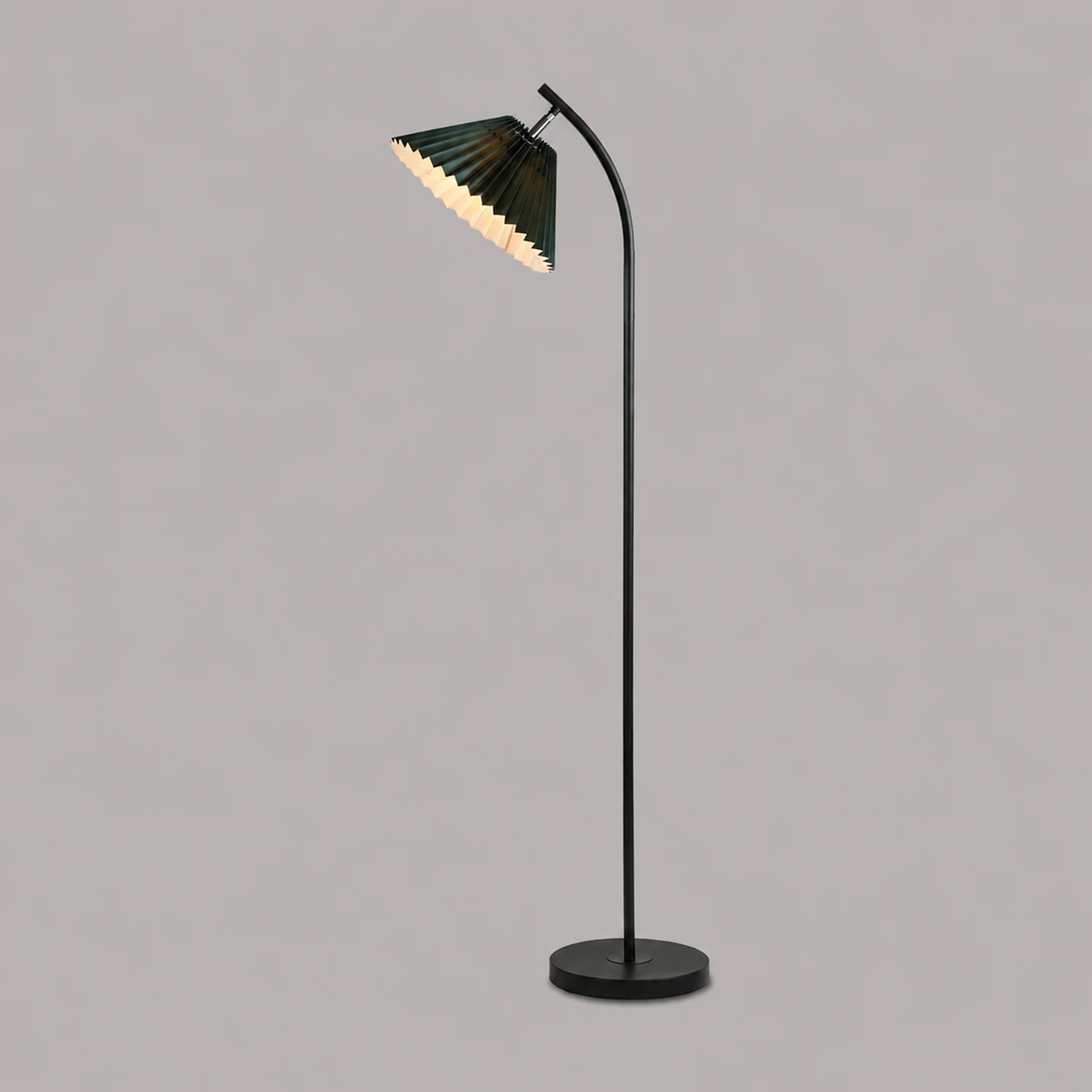 Ozawa Stehlampe Plissiert, Metall, 3 Farben, 157CM Lang - Lumpaz