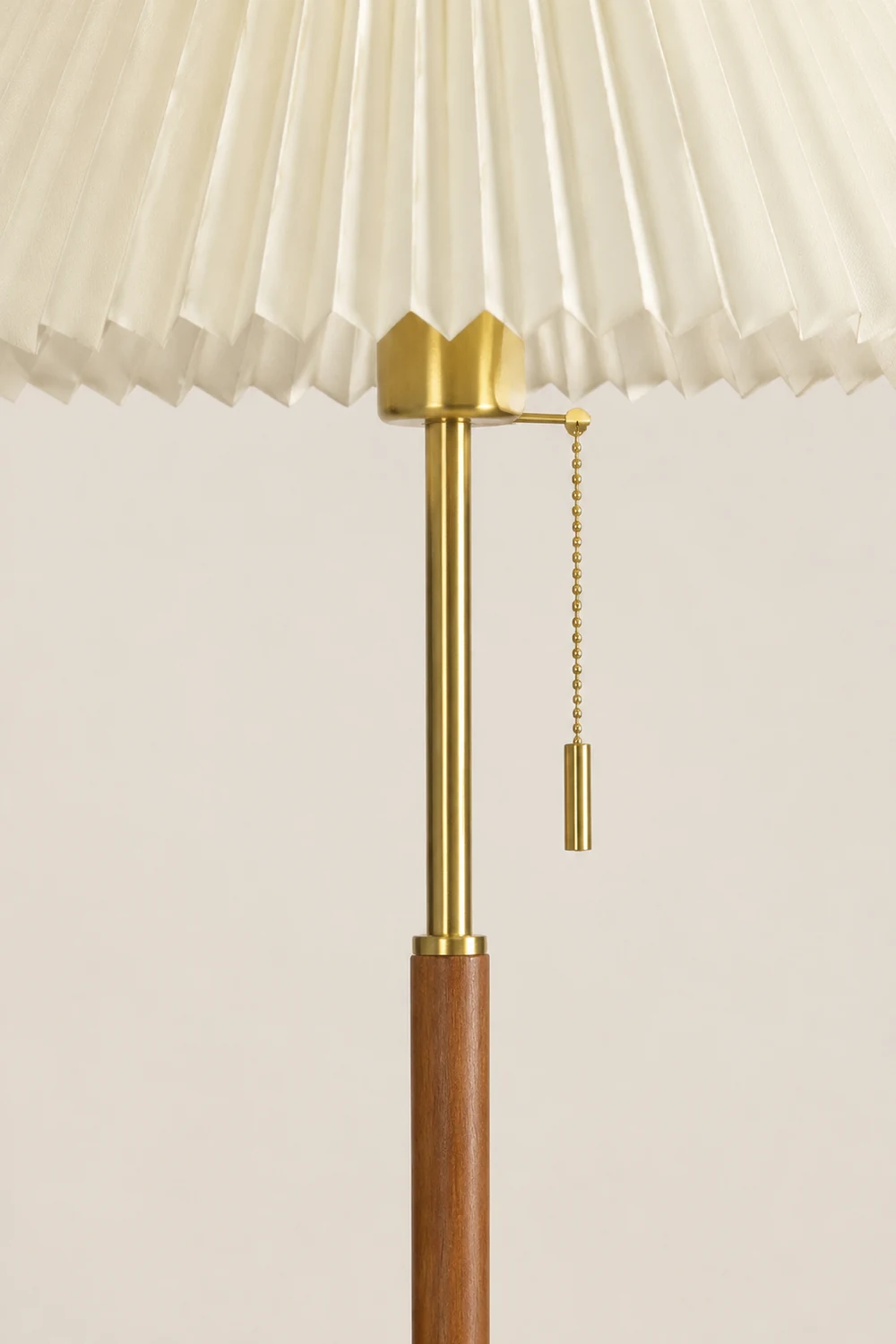 Ozawa Stehlampe Floor Lamp Plissiert, Metall&Stoff, 170CM Lang - Lumpaz