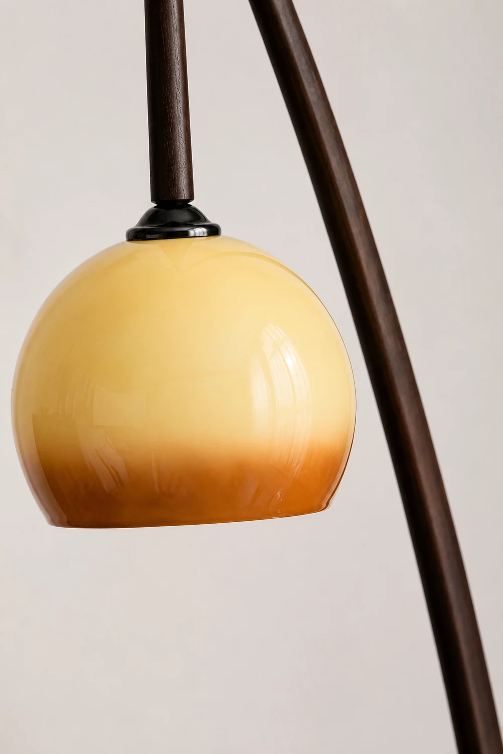 Ozawa Kuppel StehleuchteMit einem kleinen Tisch, Holz, 225CM Lang - Lumpaz