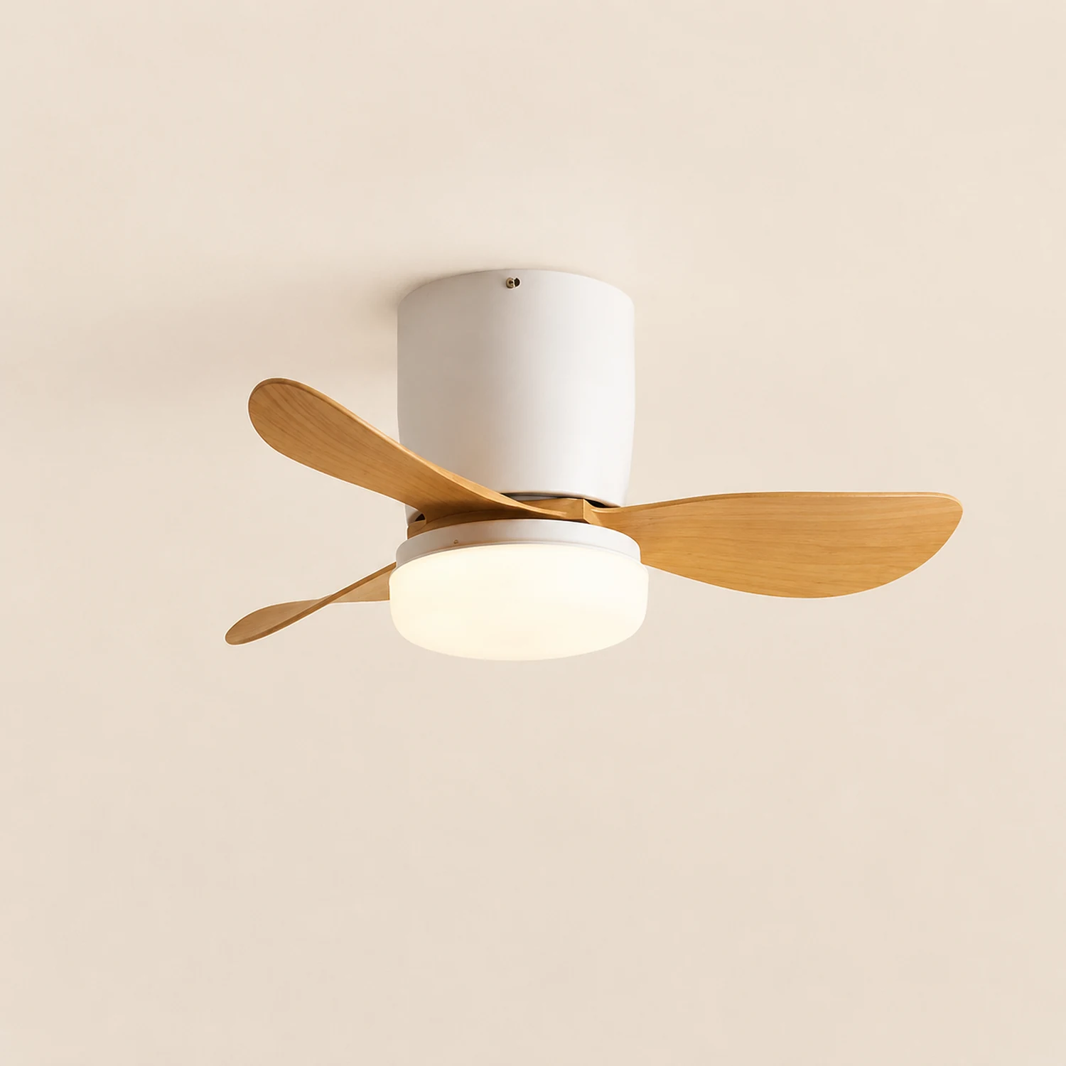 Walters 3-Blatt-Deckenventilator mit Beleuchtung, 3 Farbe, ∅60CM - Lumpaz