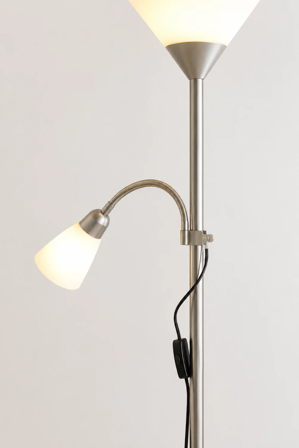 Eryn Stehleuchte, Metall, 2-flammig, 178CM Lang - Lumpaz