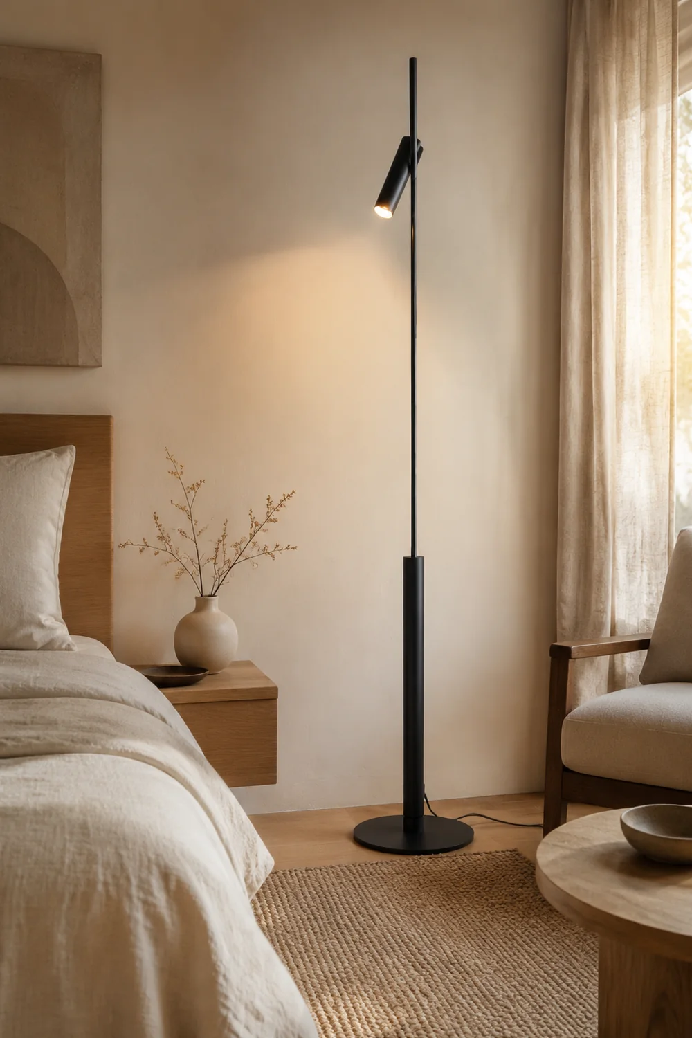 Freja Stehleuchte, 1/2-flammig, 3 Farben 150CM Lang/170CM Lang - Lumpaz