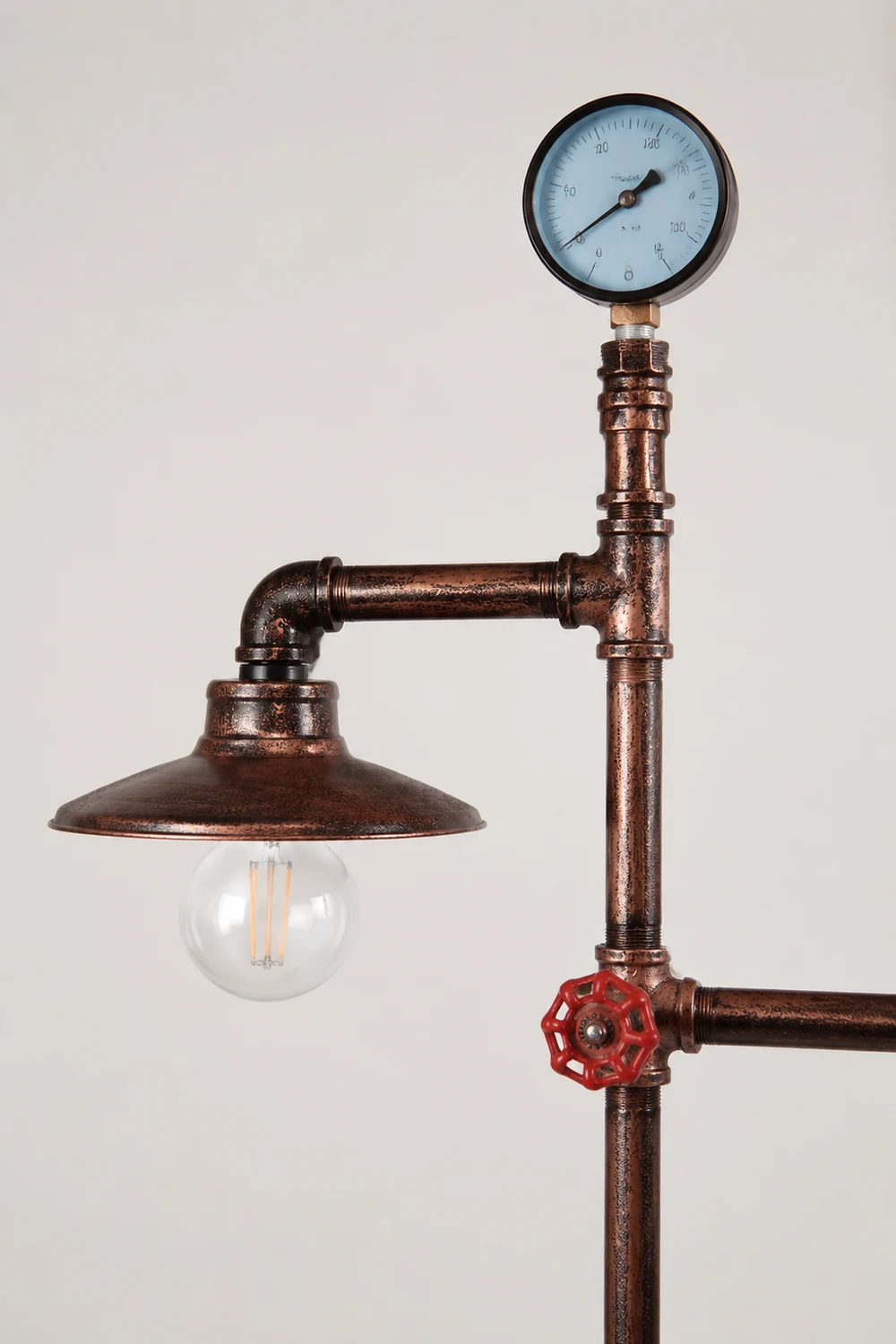 Alessio Antik Geleitet Stehleuchte, Bronze, 152CM Lang - Lumpaz