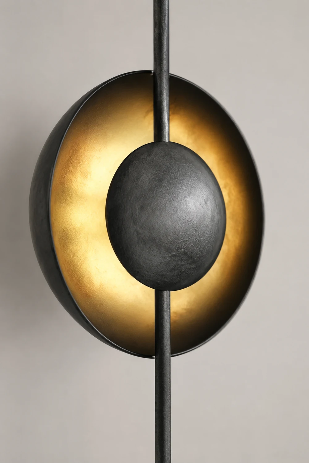 Salgado Halbkreisförmige Stehleuchte, Metall, 2 Farben, 160CM Lang - Lumpaz