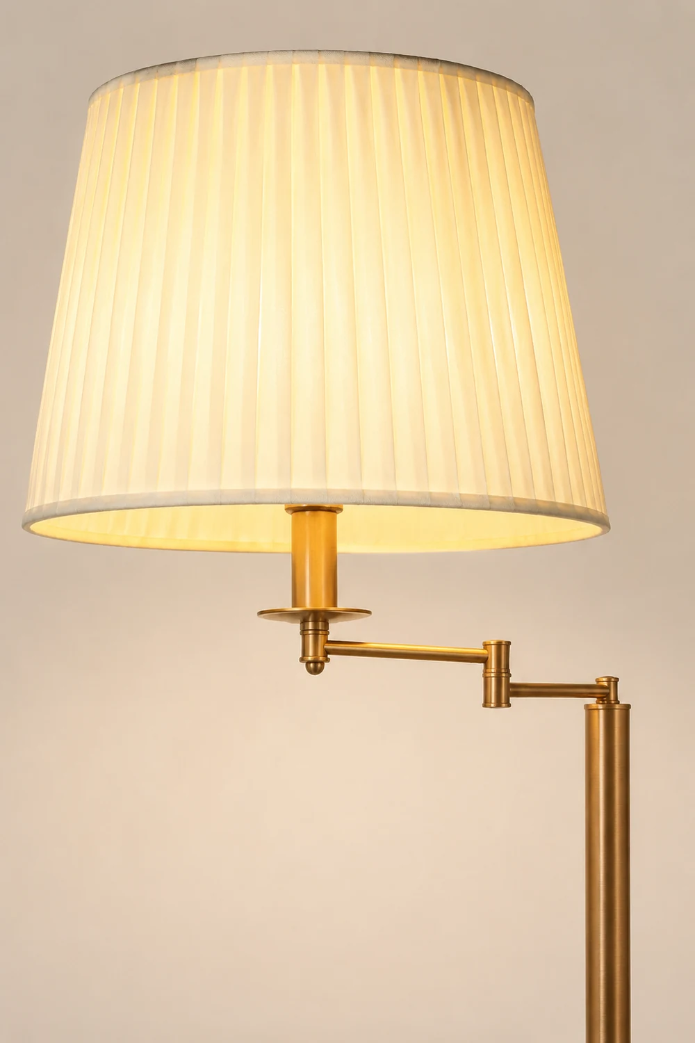 Eryn Trommel Form Stehleuchte, Metall & Stoff, 155CM Lang - Lumpaz