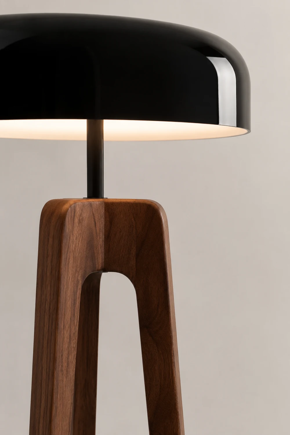Ozawa Modern Stativ Stehleuchte, Holz & Metall, 2 Farben, 155CM Lang - Lumpaz