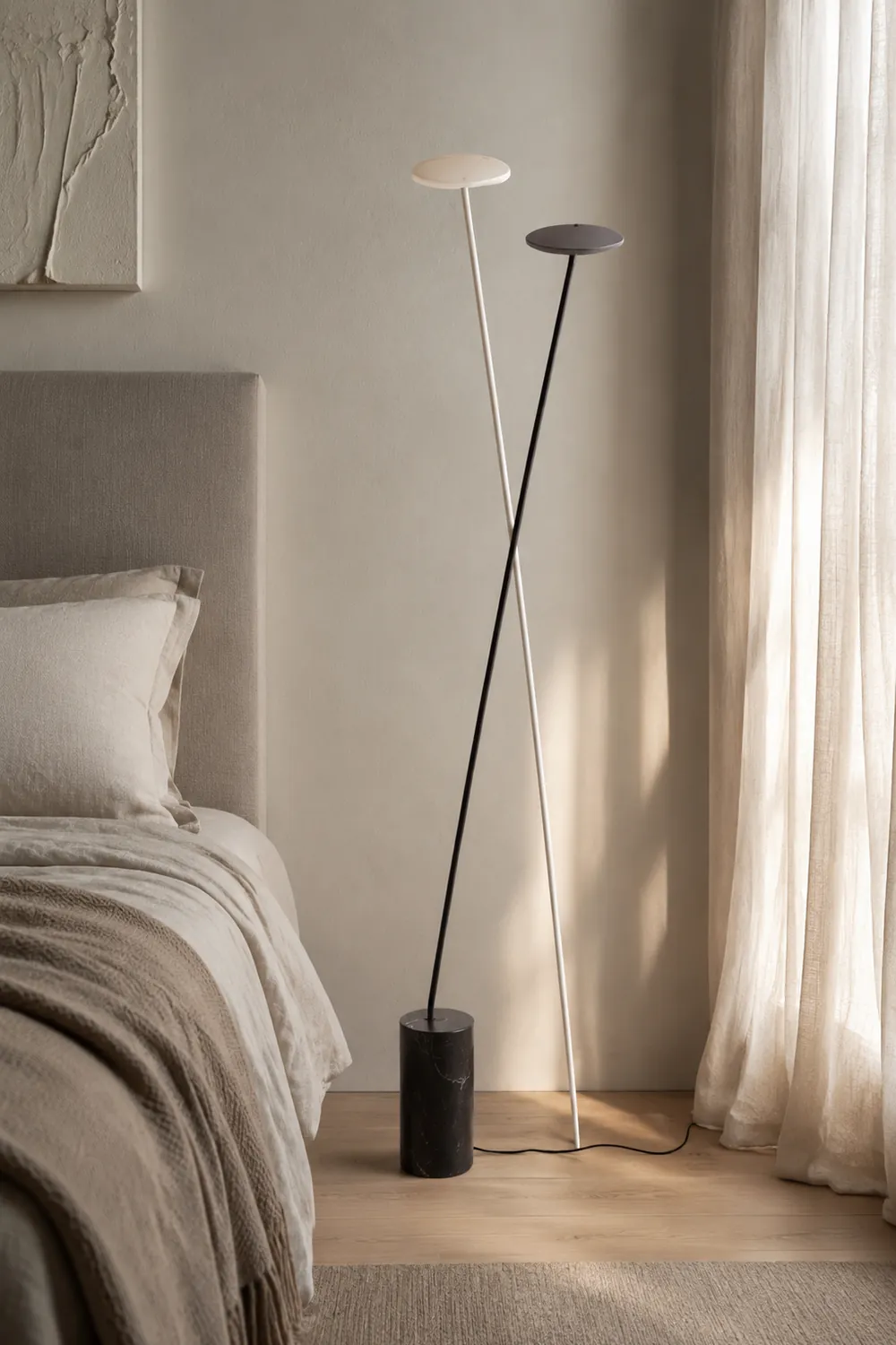 Valentina Geometrische Stehlampe, 2 Farben, 119CM Lang - Lumpaz